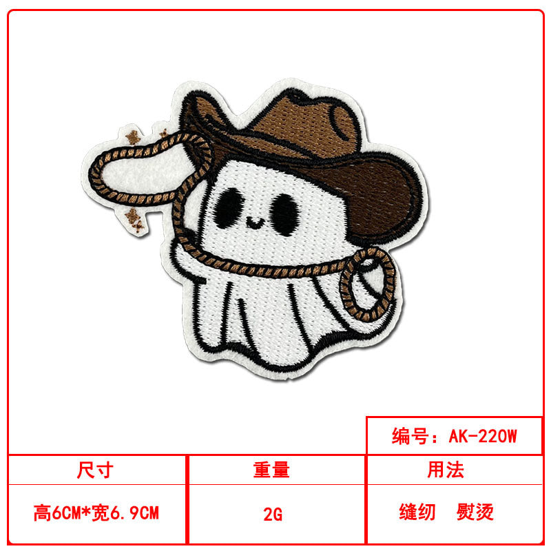 Wholesale Ghost Witch Embroidered Patch